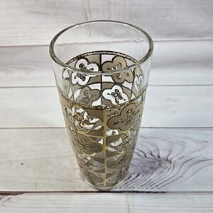 Culver LTD Sallie 22K Gold‎ Highball Glass - Vintage Barware Cocktail